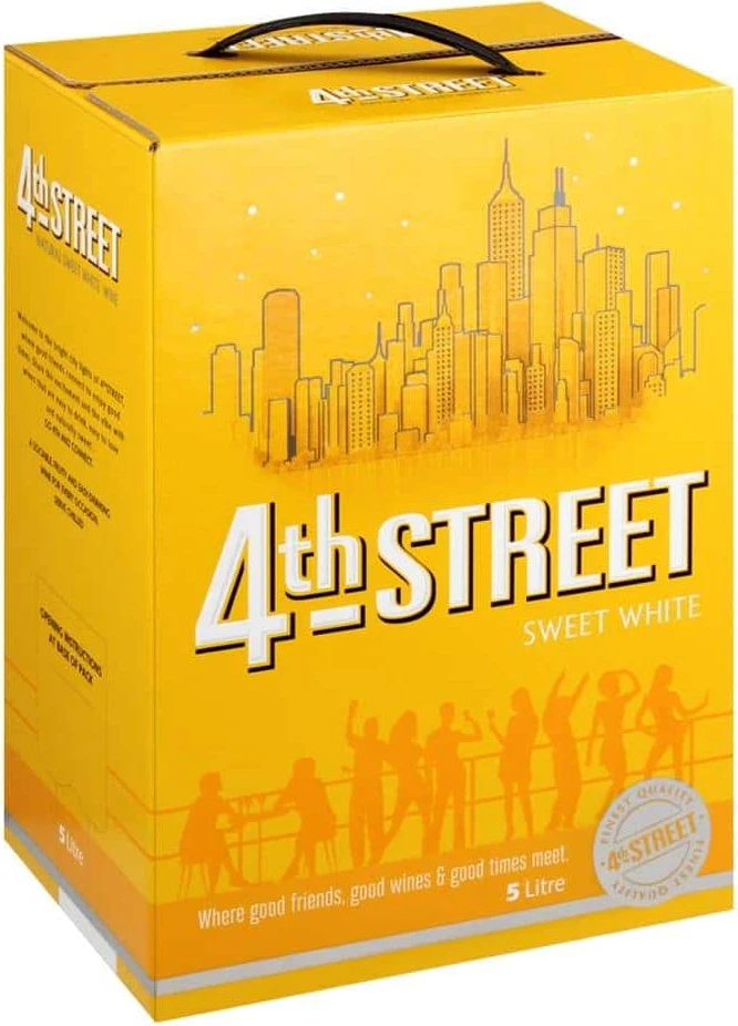 4th Street Natural Sweet White 5L (Cask Wine) - Image 1