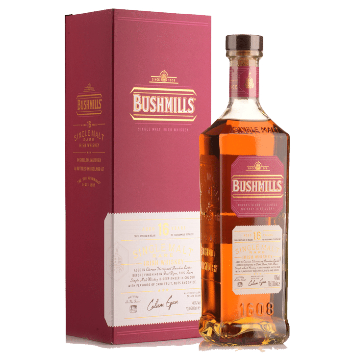BUSHMIL-16.png Bushmills 16Y Malt Whisky 70cl - Image 1