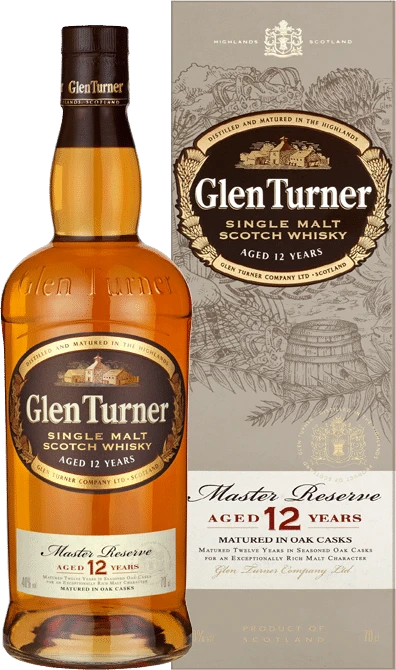 Glen Turner 12 Year Old Master Reserve Whisky 70cl - Image 1