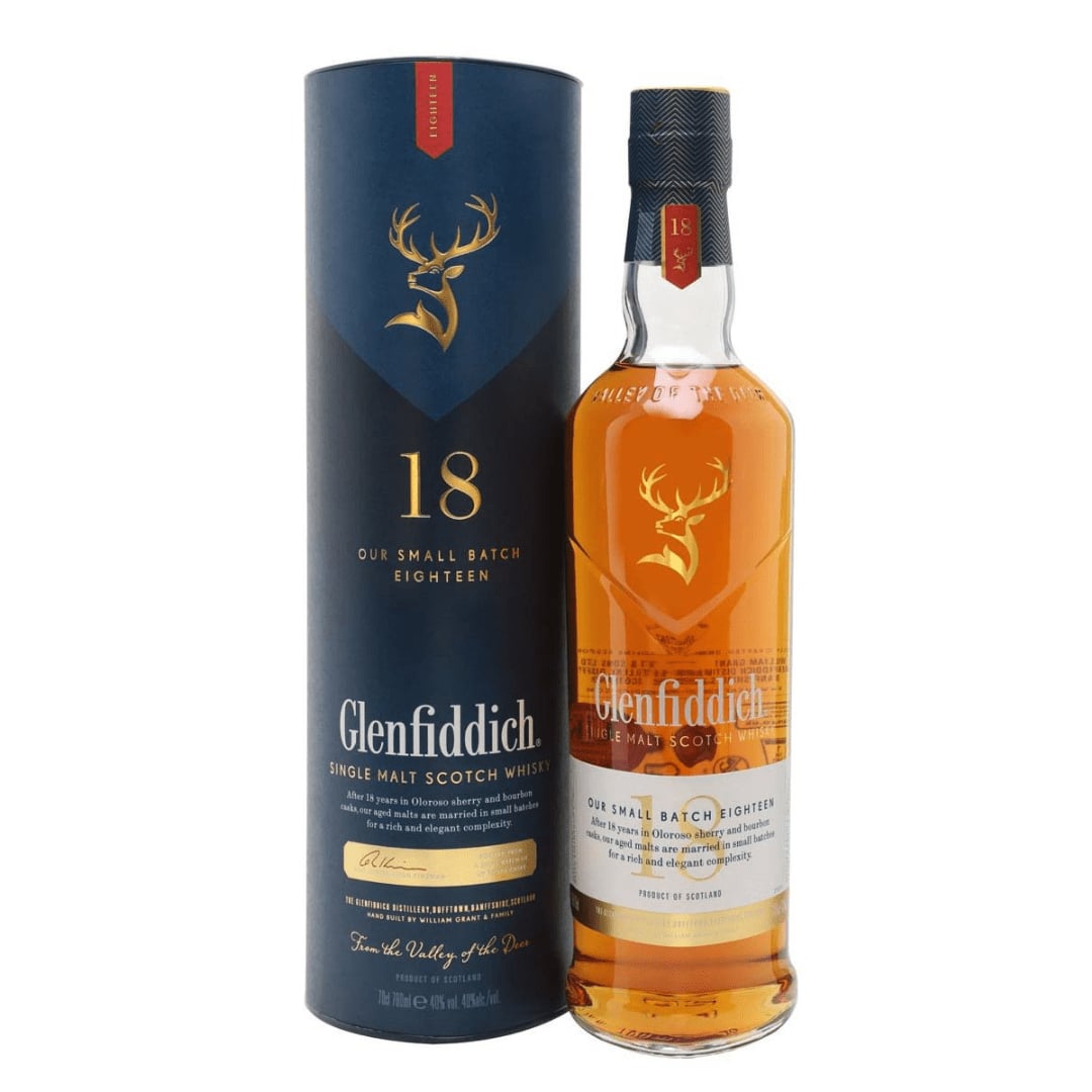 Glenfiddich-18Yo-Malt-Whisky-75cl Glenfiddich 18 Year Old 70cl - Image 1