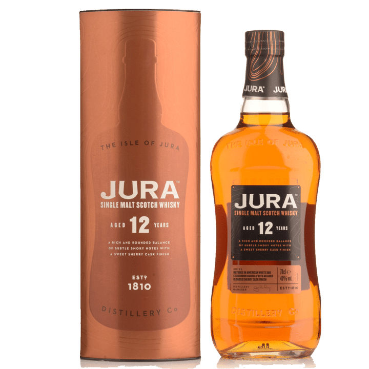 Jura 12 Year Old Single Malt Whisky 70cl - Image 1