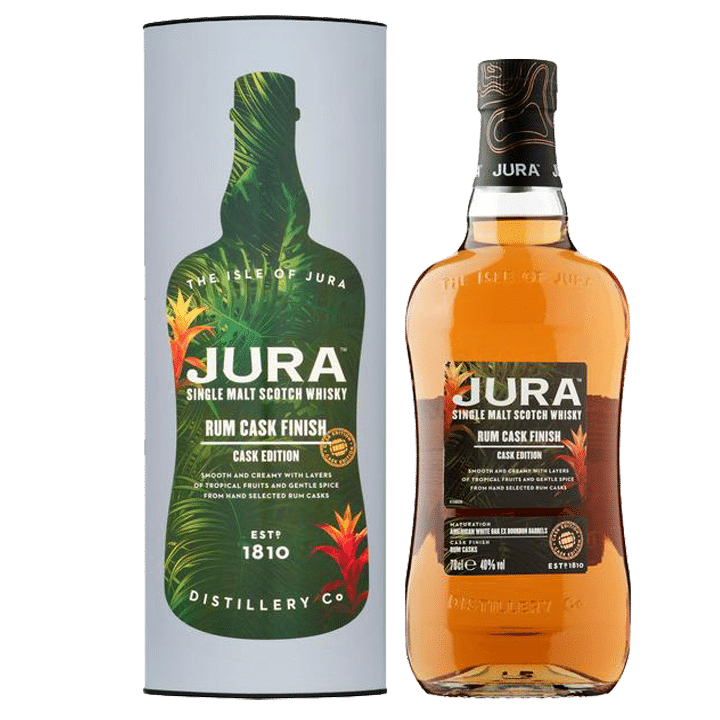JURA-RUM.png Jura Rum Cask Finish Whisky 70cl - Image 1
