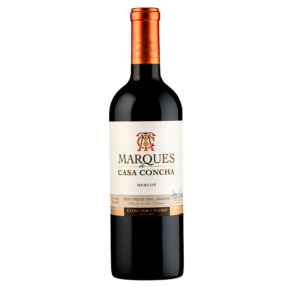 MARQUES-MERLOT.png Marques De Casa Concha Merlot 75cl - Image 1