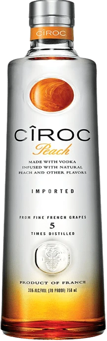PEACH.png Ciroc Peach Vodka 70cl - Image 1