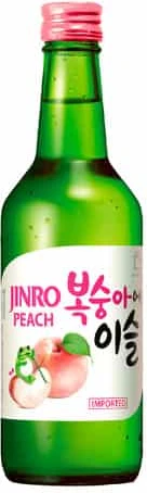 Soju_Jinro_Peach_1200px-3.jpg Jinro Peach 360Ml Soju - Image 1