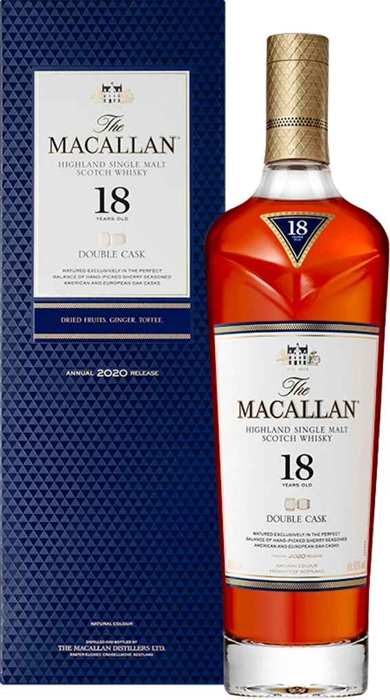 Macallan 18 Year Old Double Cask Whisky 70cl - Image 1