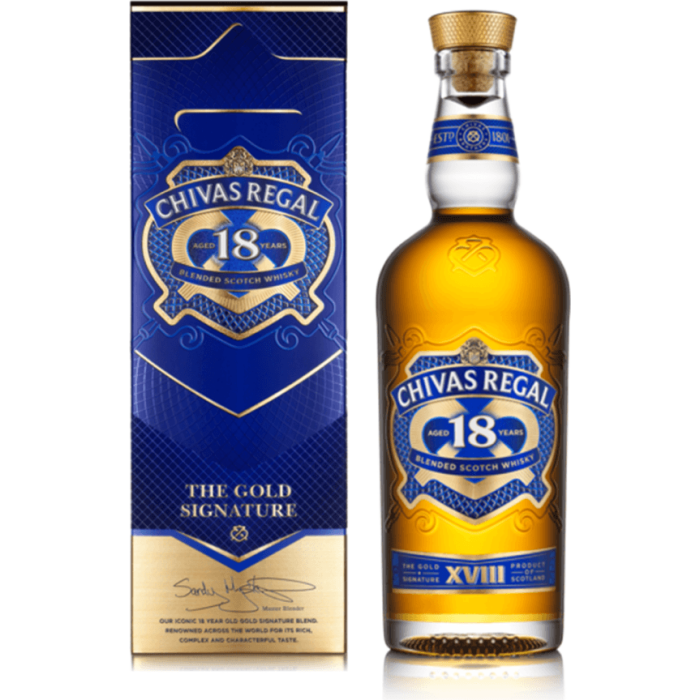 CHIVAS REGAL 18 YEAR OLD ウイスキー 1L Chivas Regal 18 Year Old Whisky 1L - Buy online in UAE - SUPER CELLAR