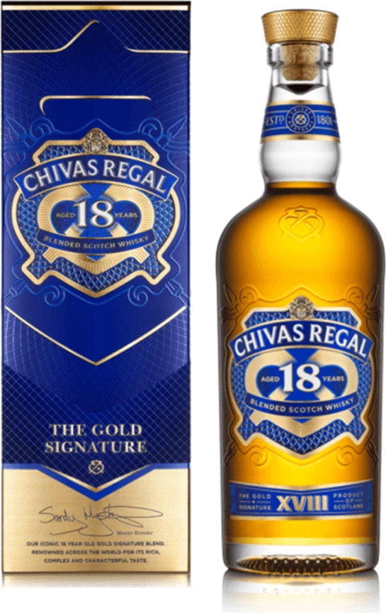 Chivas Regal 18 Year Old Whisky 1L - Image 1