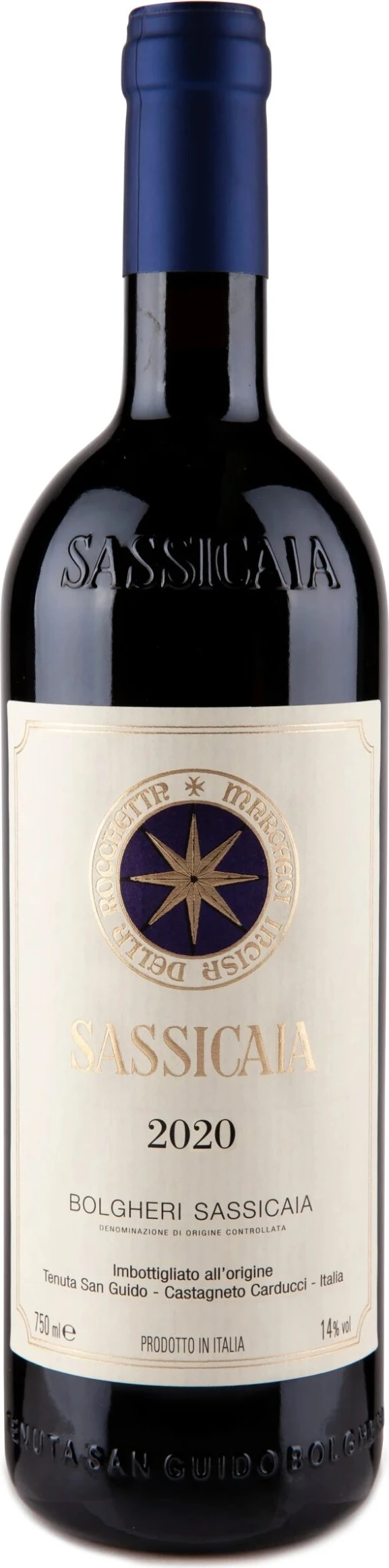 Sassicaia Bolgheri 2020 75cl - Image 1