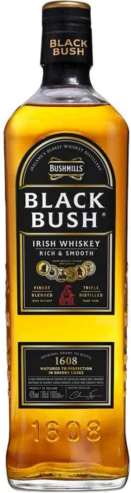 Bushmills Black Bush Irish Whiskey 1L - Image 1