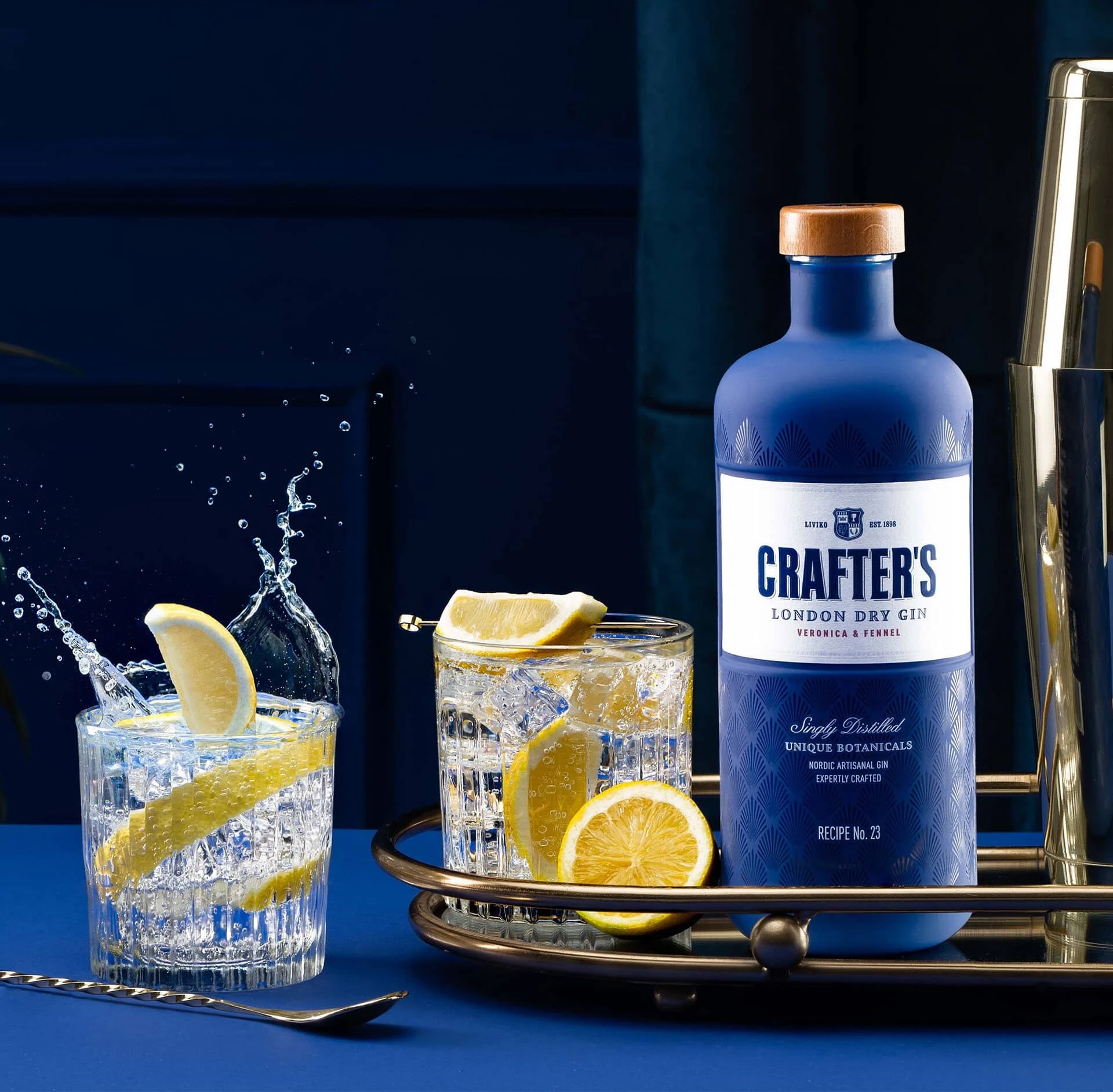 Crafter's London Dry Gin 1L - Image 1