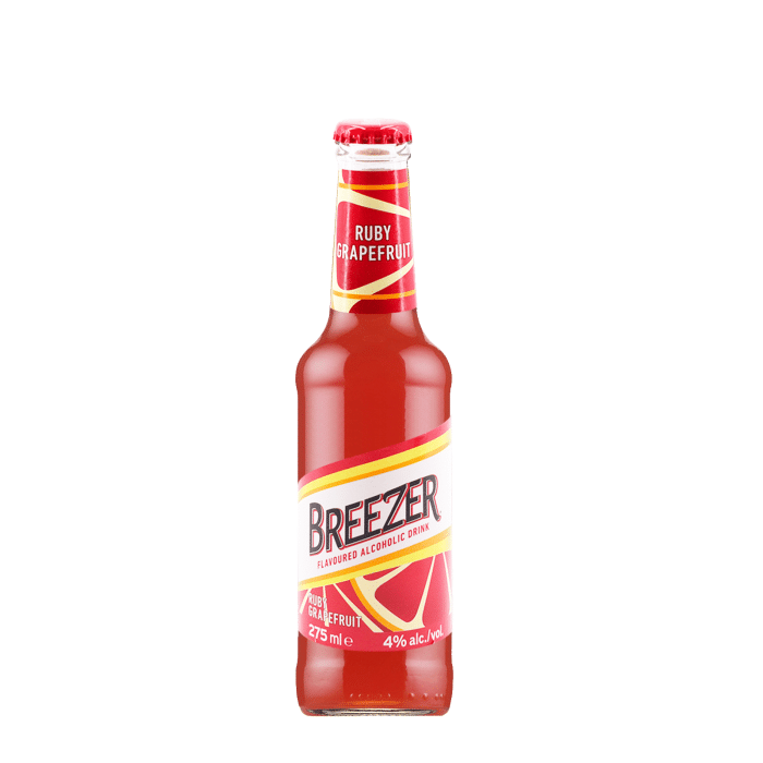 Bacardi Breezer Grapefruit Bottle 275ml (Case of 24) - Image 1
