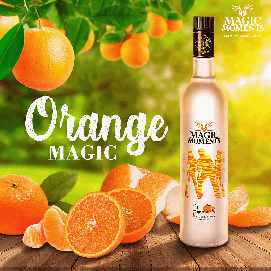 Magic Moment Orange Vodka 75cl - Image 1