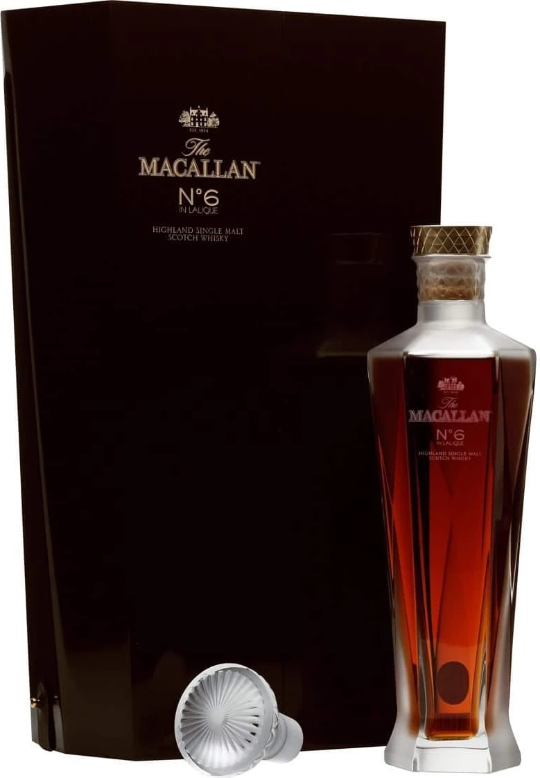 Macallan No.6 Lalique Decanter Whisky 70cl - Image 1