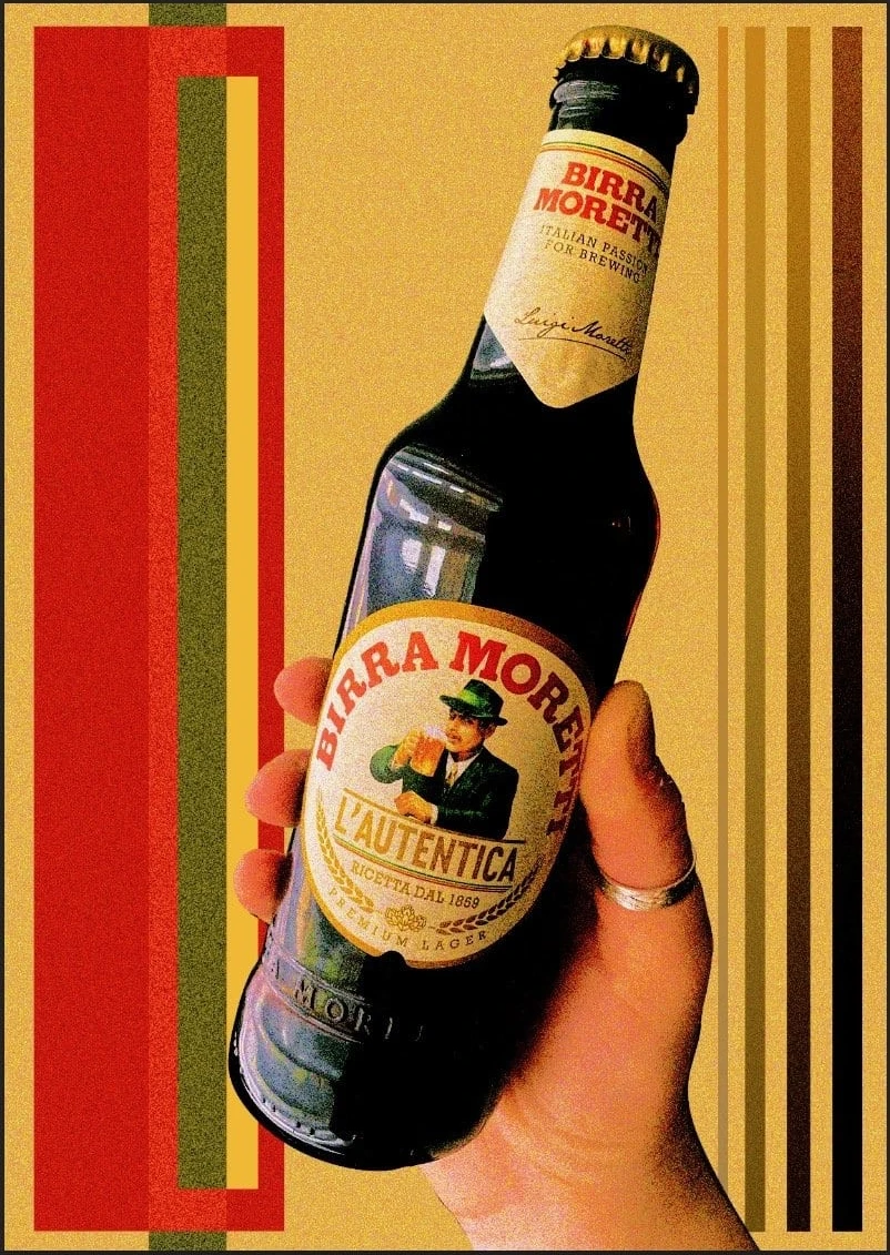 Birra Moretti L’Autentica Beer 33cl ( case of 24) - Image 1