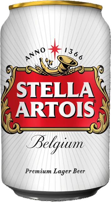 Stella Artois Beer Can 330ml ( Case of 24 ) - Image 1