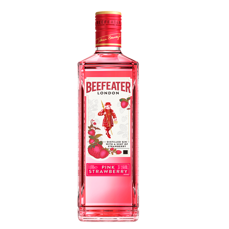 beefea pink Beefeater Pink Strawberry Gin 1L - Image 1