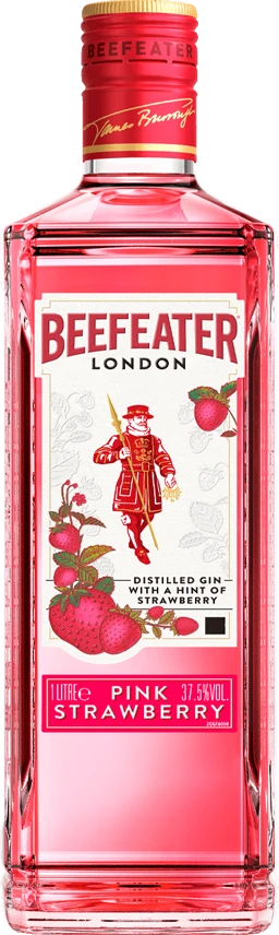 beefea pink Beefeater Pink Strawberry Gin 1L - Image 1