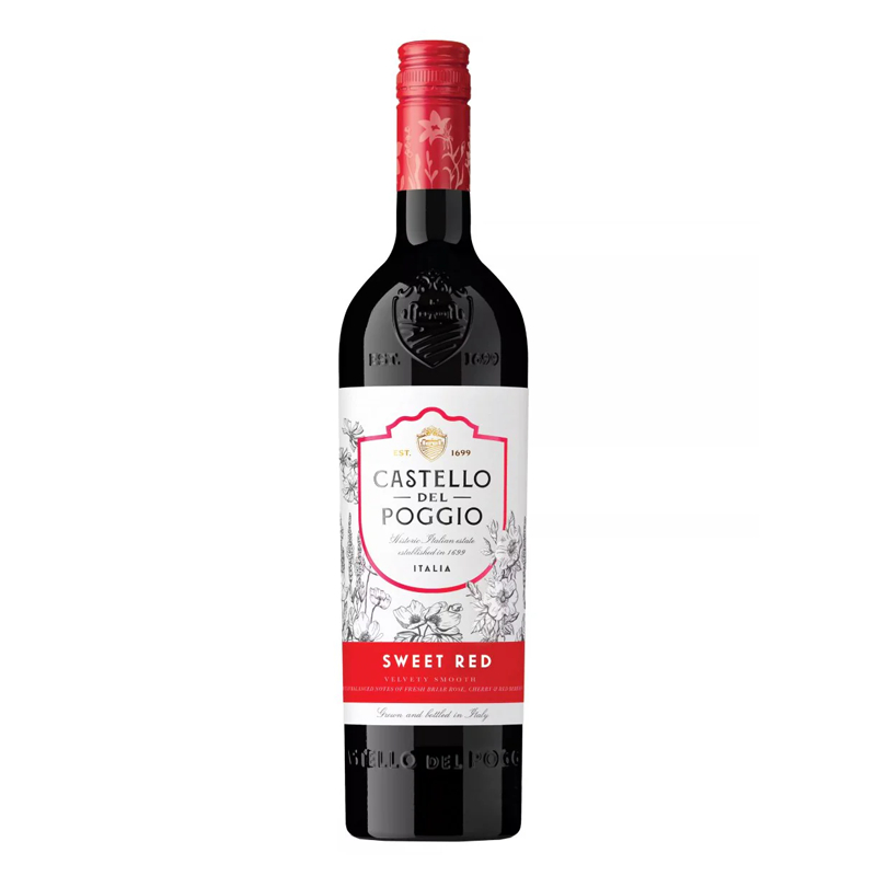 Castello Del Poggio Sweet Red 75cl - Image 1