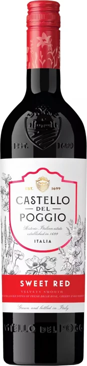 Castello Del Poggio Sweet Red 75cl - Image 1