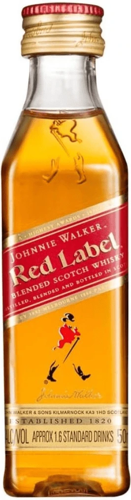 img_2865 Johnnie Walker Red Label Miniature 5cl - Image 1