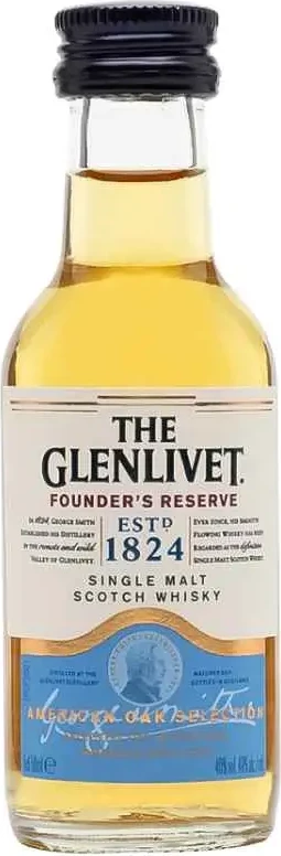 Glenlivet Founder’s Reserve  Whisky Miniature 5cl - Image 1