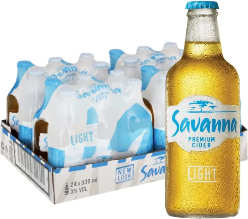 Savanna Light Cider 33cl ( 1 Bottle ) - Image 1