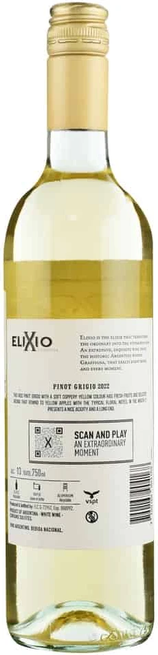 Graffigna Elixio pinot Grigio 75cl - Image 2