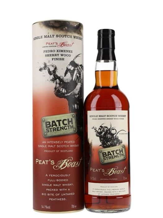 Peat's Beast Batch Strength 70cl
     Pedro Ximenez Sherry Finish - Image 1