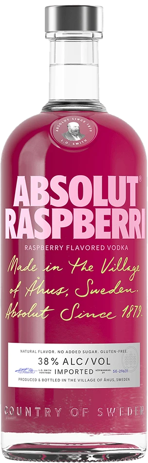 Absolut Raspberri 1L - Image 1