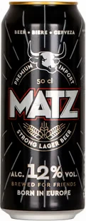 MATZ 12% Strong Beer Can 50cl  (Case of 24Pc ) - Image 1