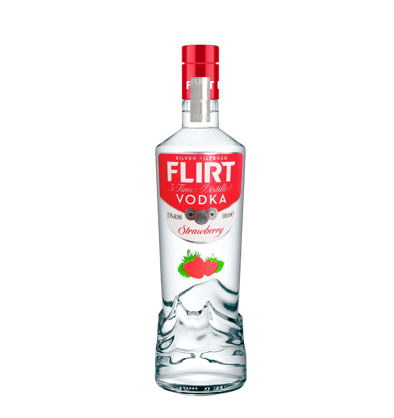 VOD4425 Flirt Strawberry Vodka 1L - Image 1