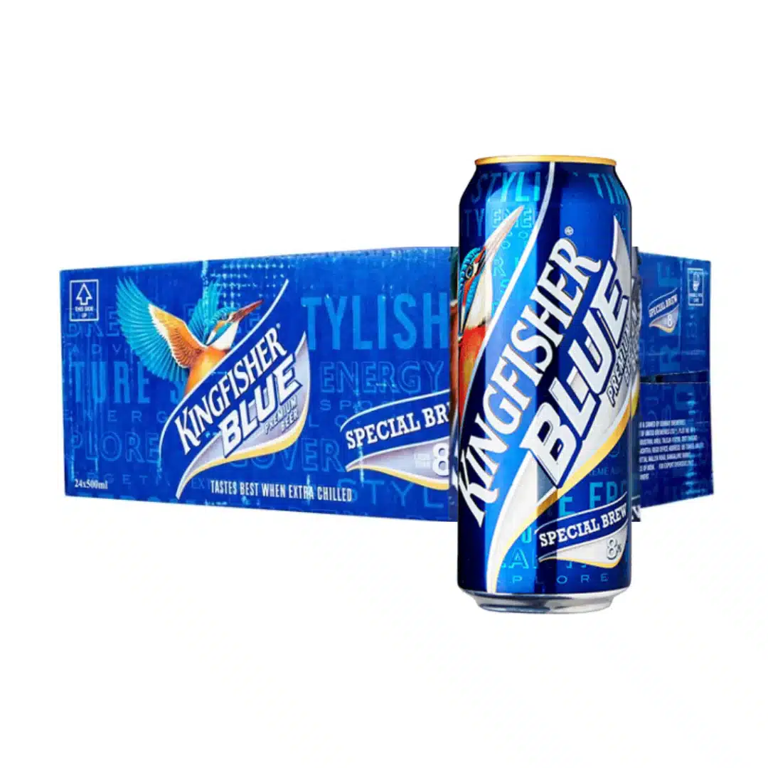 Kingfisher Blue Premium Beer Can 50cl ( Case24 ) - Image 1