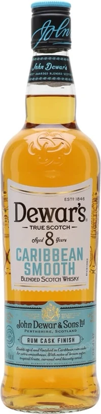 Dewar's 8 Year Old Caribbean Smooth 70cl - Image 1