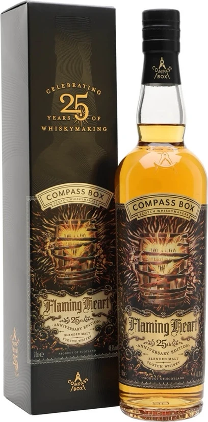 img_9019 Compass Box Flaming Heart 25th Anniversary Edition 70cl - Image 1