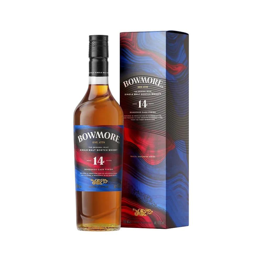 Bowmore 14 Year Old Bordeaux Cask 70cl - Image 1