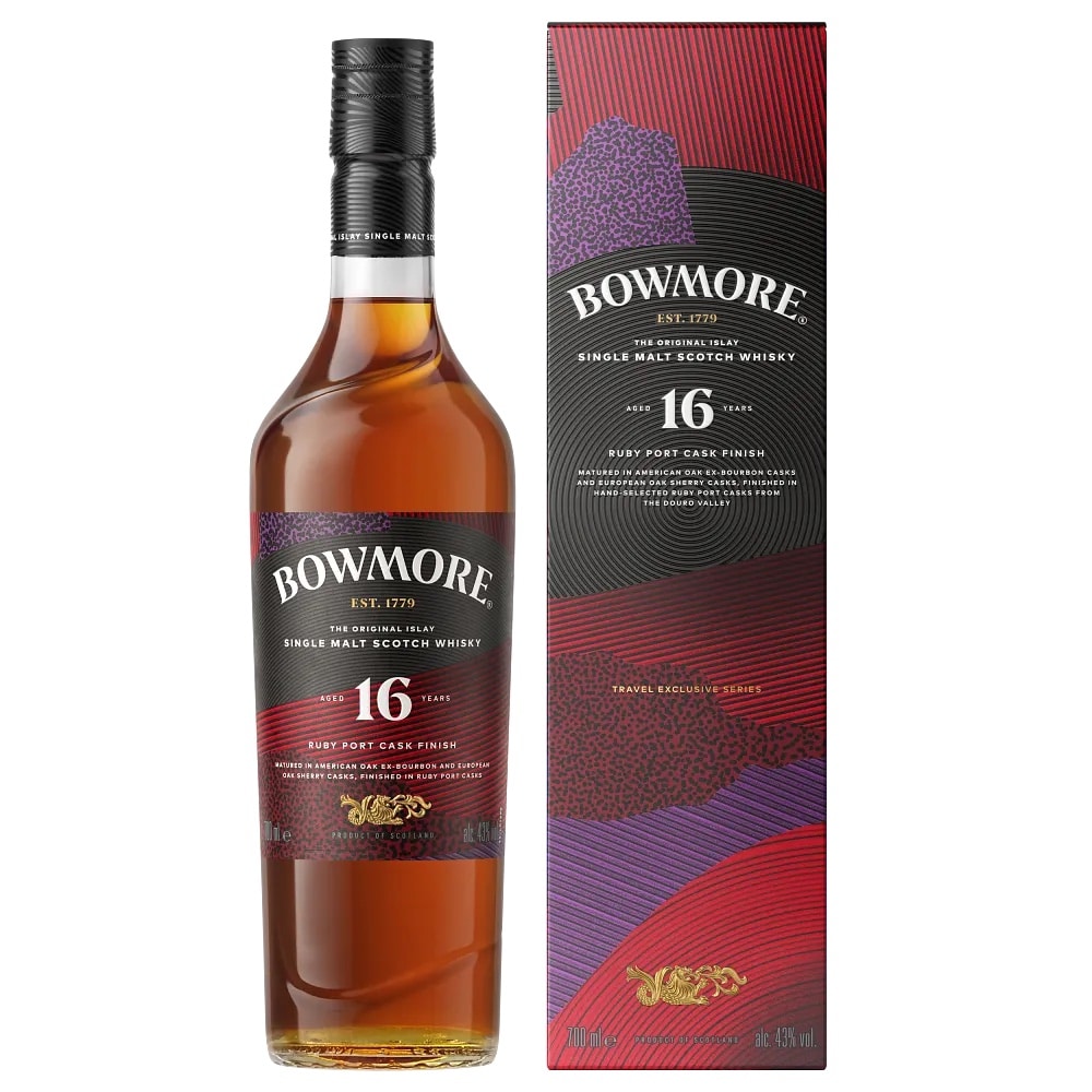 Bowmore 16 Year Old Ruby Port Cask 70cl - Image 1