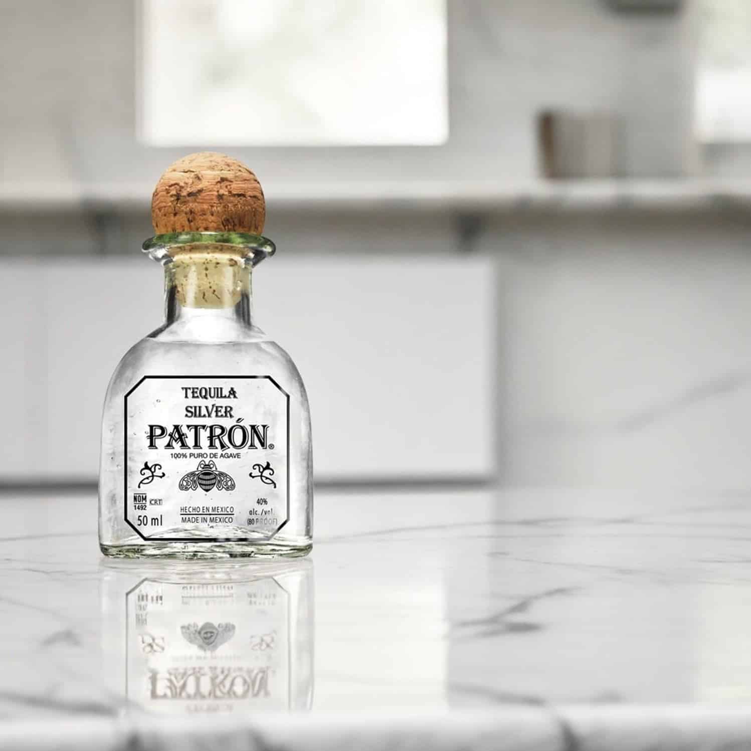 Patron Silver Tequila Miniature 5cl - Image 1