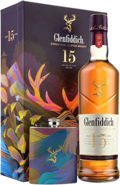 Glenfiddich 15 Years 70cl Giftset - Image 1