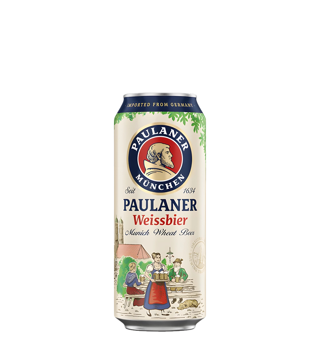 Paulaner Weissbier Beer Can 500ml ( 1 Can ) - Image 1