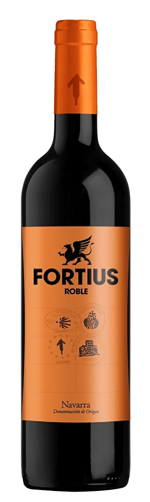 2026/04/1000494956.png Fortius Roble Navarra Red Wine 75cl - Image 1