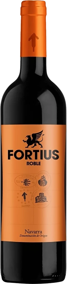 2026/04/1000494956.png Fortius Roble Navarra Red Wine 75cl - Image 1