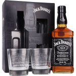 Jack Daniel's 1L Whisky - 2 Glass Gift Pack