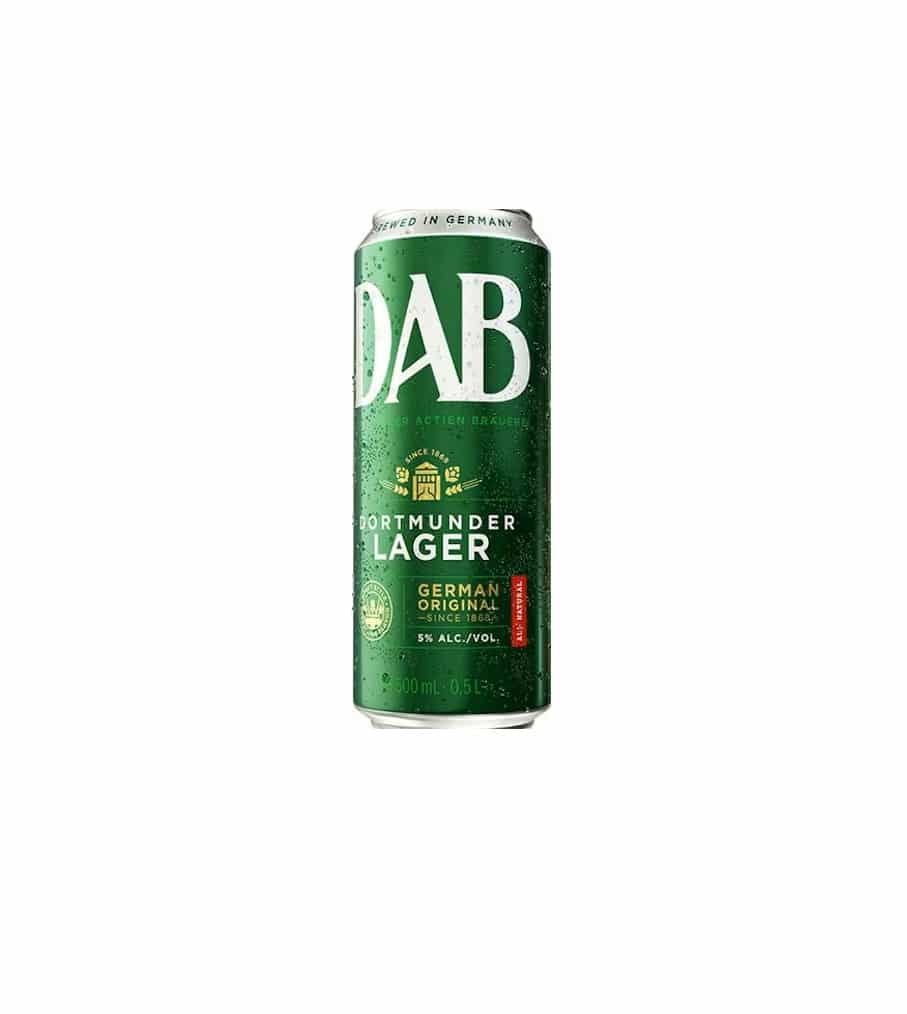 Dab Dortmunder Lager Beer Can 500ml ( Case of 24 ) - Image 1