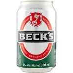 Becks Beer Can 33cl ( Case of 24 )