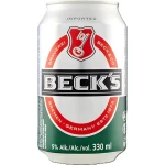 Becks Beer Can 33cl (1 Can)