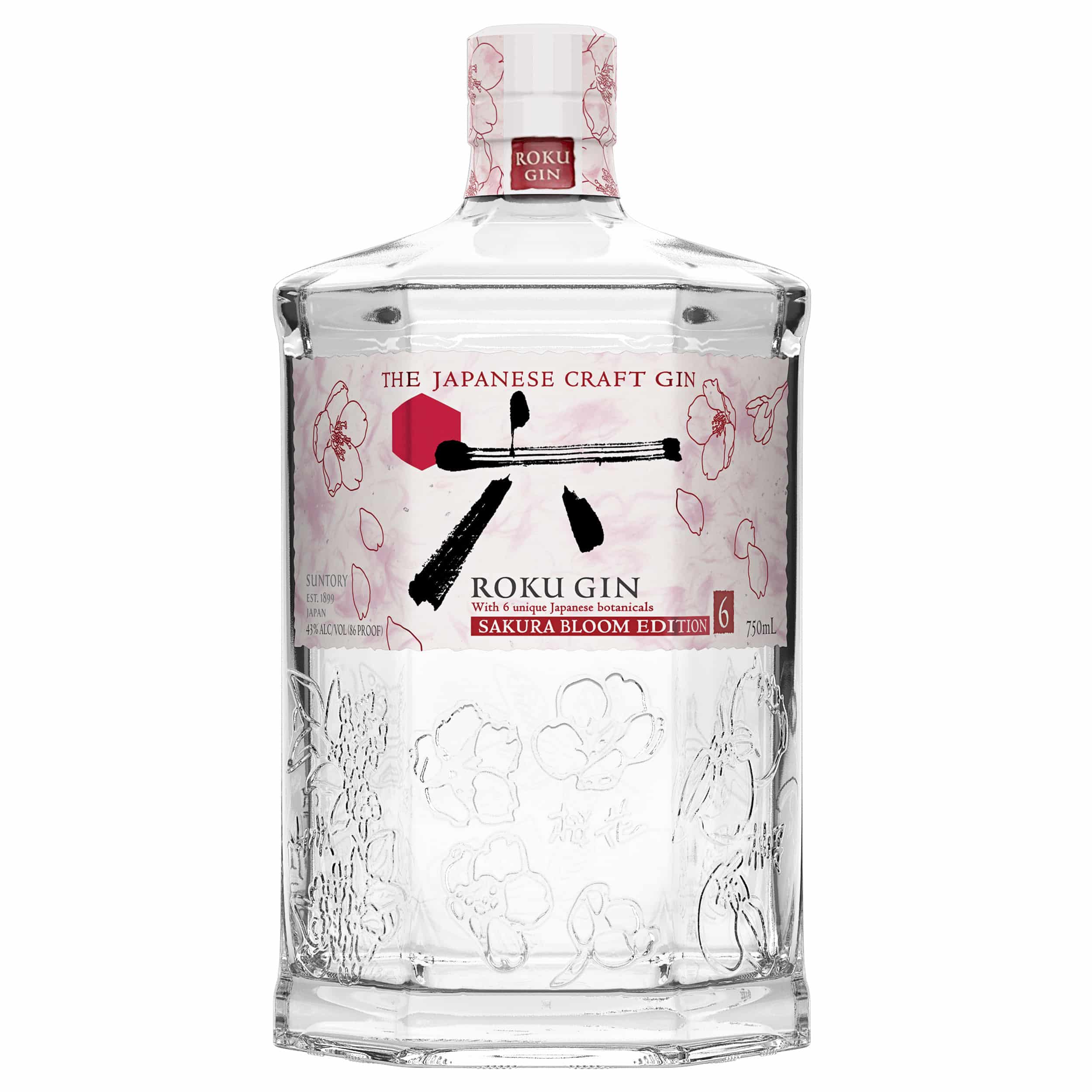 Roku The House of Suntory Sakura Bloom Edition Japanese Gin 1L - Image 1