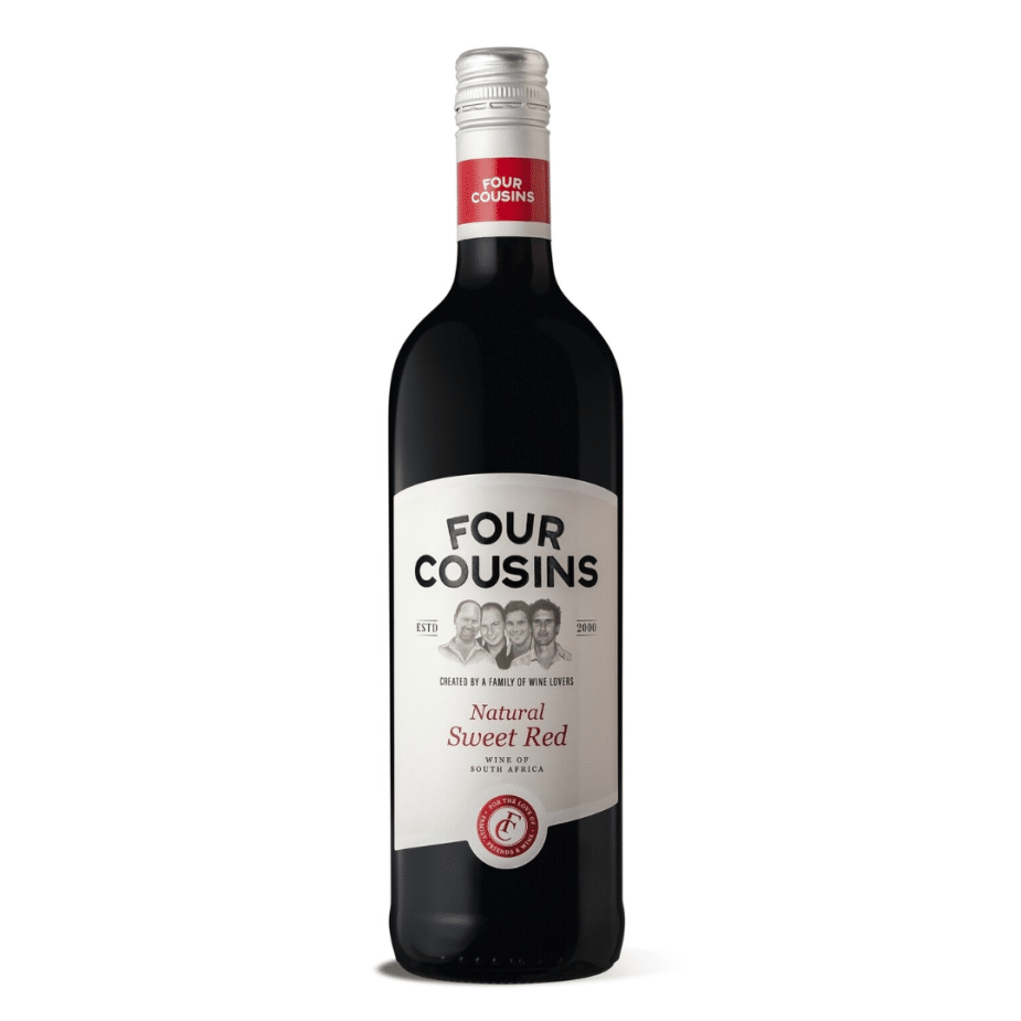Four Cousins Natural Sweet Red 75cl - Image 1