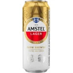 Amstel Lager Slow Brewed Beer Can 50cl ( 1 Can )
