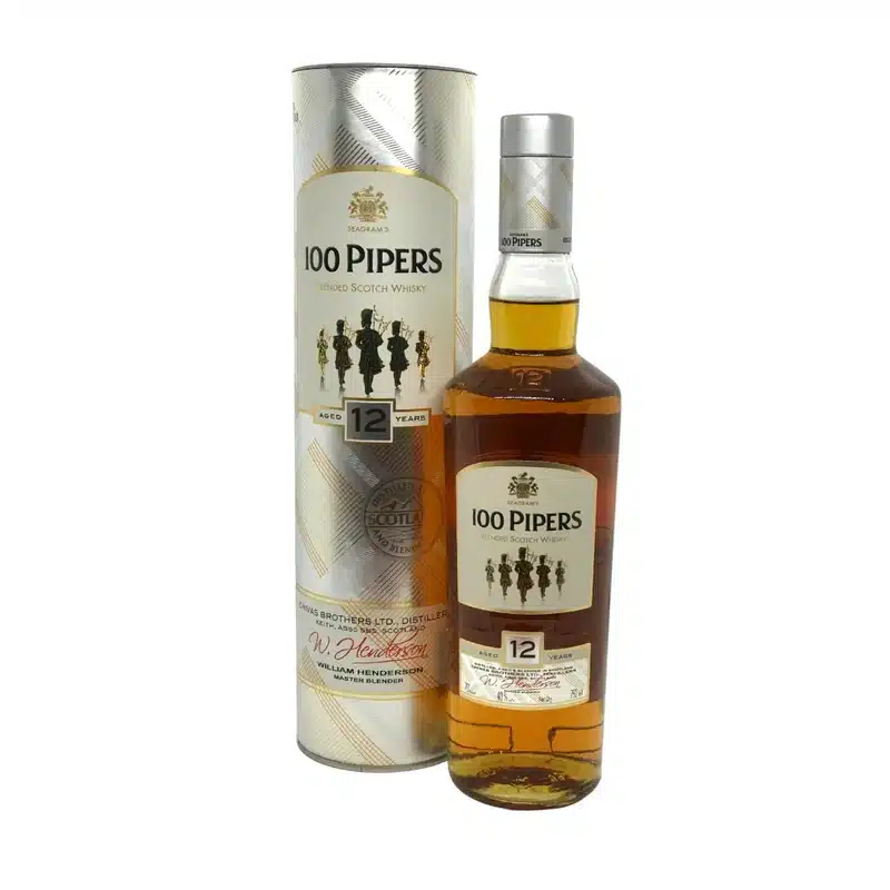 100-Pipers-12-Years-Whisky-750ML 100 Pipers 12 years Old Whisky 1L - Image 1
